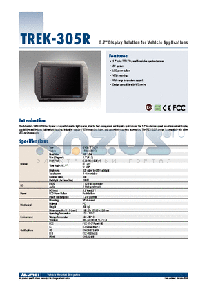 RAM-MOUNT-01 datasheet - 5.7 Display Solution for Vehicle Applications