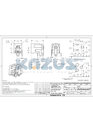 RAPC732 datasheet - POWER JACK, PC MOUNT 0.05 [1.3mm] PIN