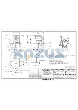 RASH712 datasheet - POWER JACK, HYBRID MOUNT 0.10 [2.5mm] PIN