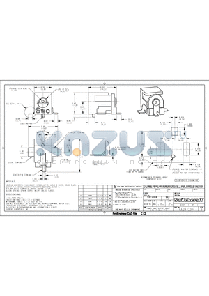 RASM732P datasheet - POWER JACK, SURFACE MOUNT 0.05 [1.3mm] PIN