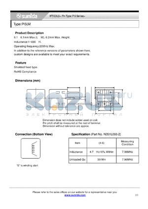 P-5LM datasheet - IFT COILS