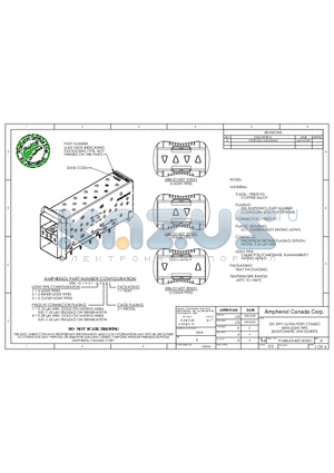 P-U86-D1427-30421 datasheet - 2X1 SFP ULTRA-PORT COMBO WITH LIGHT PIPE (ELASTOMERIC EMI GASKET)