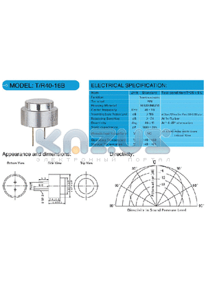 T40-16B datasheet - TR40-16B