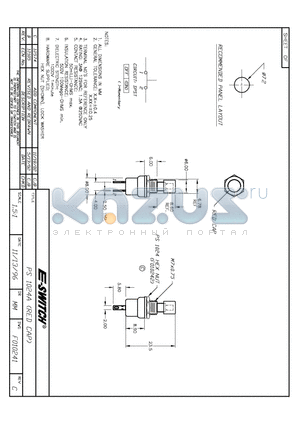 PS1024A datasheet - E-SWITCH PS1024A (RED CAP)