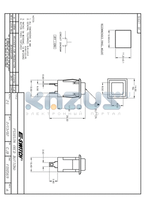 PS1057A datasheet - E-SWITCH PS1057A (RED BUTTON)