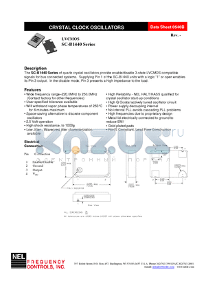 SC-A1441-FREQ datasheet - LVCMOS