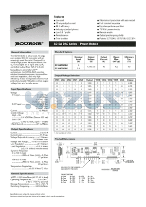 SC10A datasheet - Power Module