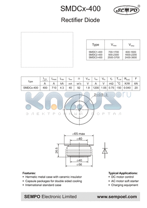 SMDCX-400 datasheet - Rectifier Diode