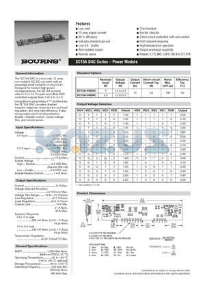 SC15A-5SDAC-Z datasheet - Power Module