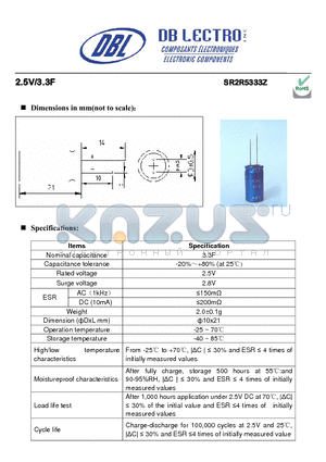 SR2R5104Z datasheet - High capacitance and low resistance for long cycle life applications