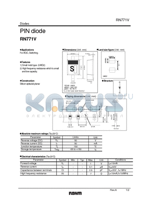 RN771V_07 datasheet - PIN diode