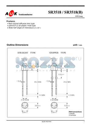 SR3518B datasheet - LED Lamp