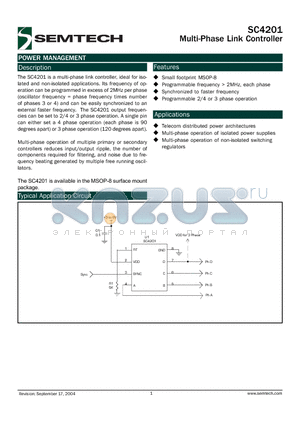 SC4201_04 datasheet - Multi-Phase Link Controller