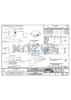 SML-LX15SIC-RP-TR datasheet - SOT-23 REPLACEMENT