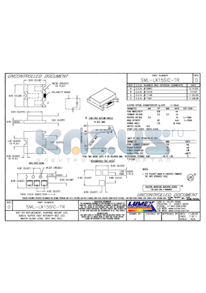 SML-LX15SIC-TR datasheet - SOT-23 REPLACEMENT