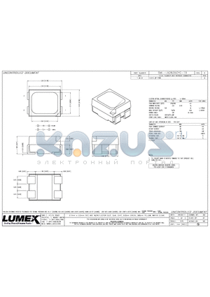 SML-LX2835GYC-TR datasheet - 2.7mm x 3.2mm SFC MNT W/REFLECTOR CUP, DUAL CHIP, 570nm GREEN, 585nm YELLOW
