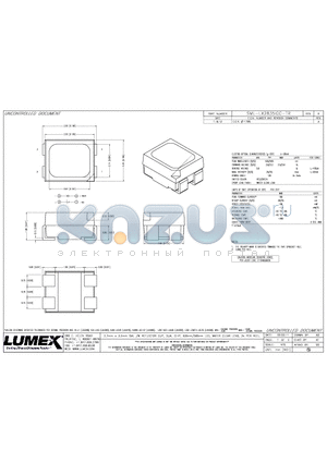 SML-LX2835IGC-TR datasheet - 2.7mm x 3.2mm SML /W REFLECTOR CUP, DUAL CHIP, 635nm/565nm LED