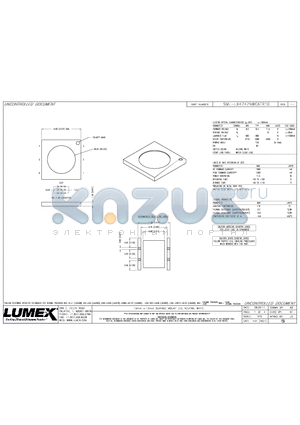 SML-LX4747NWCATR10 datasheet - 12mm x 12mm SURFACE MOUNT LED, NEuTRAL WHITE