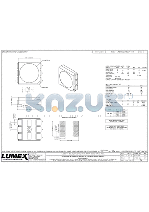 SML-LX5050UWC2-TR datasheet - 5.0x5.0mm SML W/REFLECTOR, WHITE, WATER CLEAR, TAPE & REEL