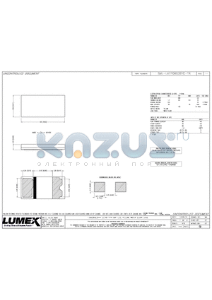 SML-LXFP0603SYC-TR datasheet - 1.6x0.8x0.2mm ULTRA THIN SMT LED, YELLOW, WATER CLEAR LENS