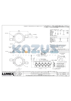 SML-LXL8047UWC-TR3 datasheet - 8mm ROUND TOP DOME SMT HI POWER LED COOL WHITE 3W.