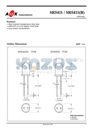 SR5411B datasheet - LED Lamp