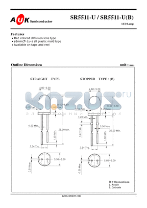 SR5511-U datasheet - LED Lamp