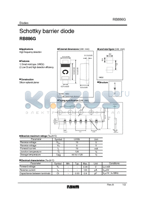 RB886G_05 datasheet - Schottky barrier diode