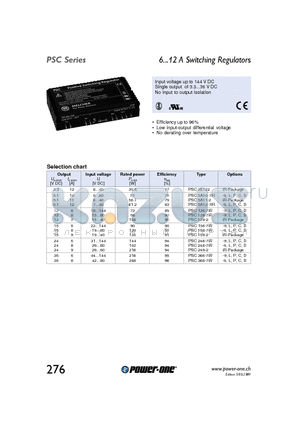 PSC126-7IR datasheet - 6...12 A Switching Regulators