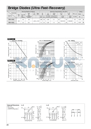 RBV-402L datasheet - Bridge Diodes (Ultra-Fast-Recovery)