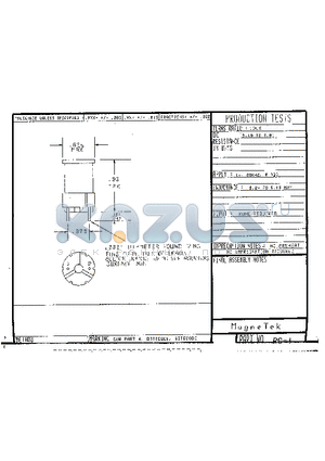 RC-1 datasheet - RC-1