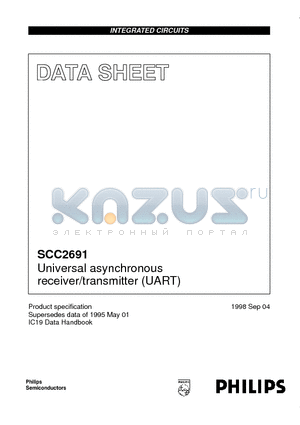 SCC2691 datasheet - Universal asynchronous receiver/transmitter UART