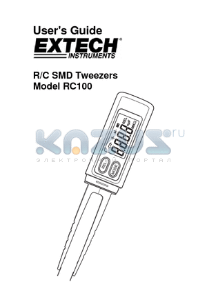 RC100 datasheet - R/C SMD Tweezers