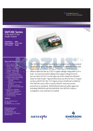 SMT20C datasheet - new high density open frame non-isolated converter