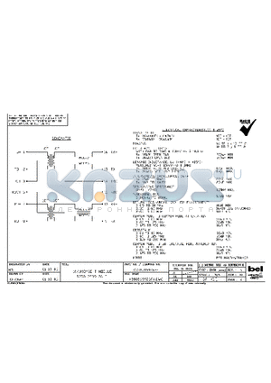X558-5999-Z6-F datasheet - 10/100BT MAGNETICS MODULE