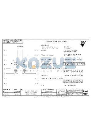 X5585999G8-F datasheet - 10/100BT MAGNETICS INTERFACE MODULE