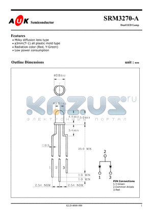 SRM3270-A datasheet - Dual LED Lamp