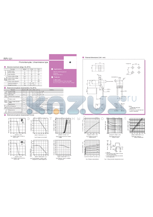 RPI-121_05 datasheet - Photointerrupter, Ultraminiature type