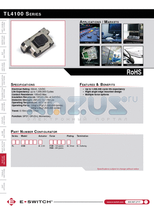 TL4100AF240QG datasheet - TL4100 SERIES