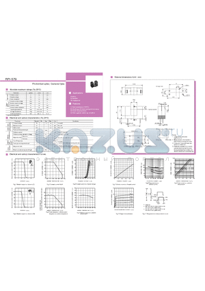 RPI-579 datasheet - Photointerrupter, General type