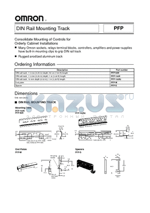 PFP datasheet - DIN Rail Mounting Track