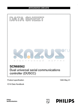 SCN68562C4N48 datasheet - Dual universal serial communications controller DUSCC