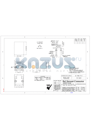 SS-7488-GY-NF datasheet - SINGLE PORT UNSHIELDED LED JACK