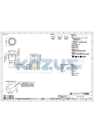 RR115C1100 datasheet - E-SWITCH RR115C1100