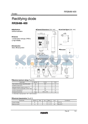 RR264M-400 datasheet - Rectifying diode