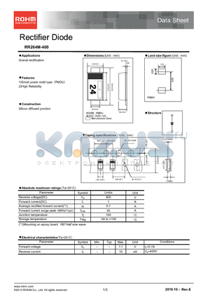 RR264M-400_10 datasheet - Rectifier Diode