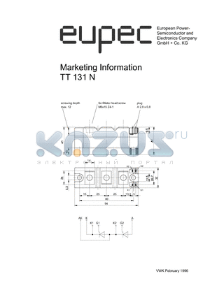 TT131N datasheet - EUPEC