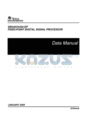 V62/07649-01XA datasheet - FIXED-POINT DIGITAL SIGNAL PROCESSOR