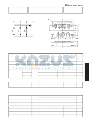 PGH1508AM datasheet - Park of diode Bridge & Thyristor