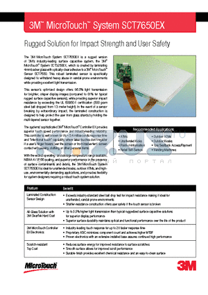 SCT7650EX datasheet - Rugged Solution for Impact Strength and User Safety